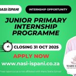 Maris Stella School Junior Primary Internship