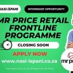Mr Price Retail Frontline Programme