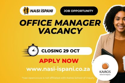 Office Manager Vacancy at Kairos School of Inquiry