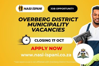 Overberg District Municipality Vacancies