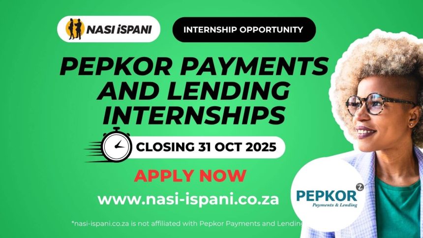 Pepkor Payments and Lending Internships