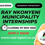 Ray Nkonyeni Municipality Internships 2025 / 2026