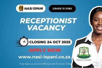 Receptionist Vacancy at Pinnacle College