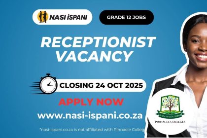 Receptionist Vacancy at Pinnacle College