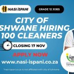 City of Tshwane Hiring 100 Cleaners on Fixed-Term Contracts