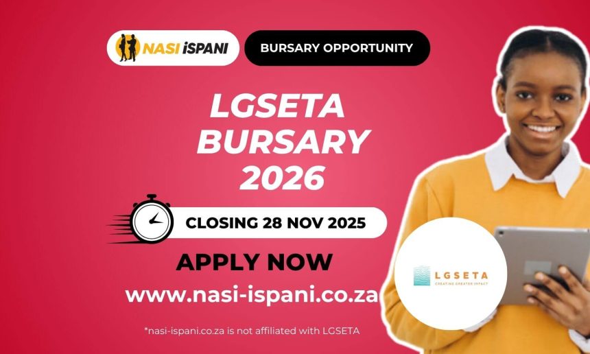 LGSETA Bursary Applications for 2026 Now Open