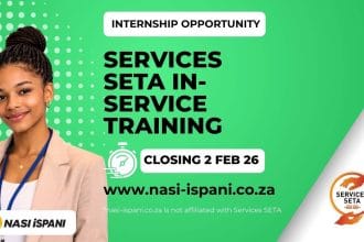 50 In-Service Training Placements Funded by SERVICES SETA