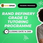 Applications Open for the Rand Refinery Grade 12 Tutoring Programme