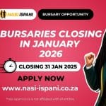 Bursaries Closing in January 2026