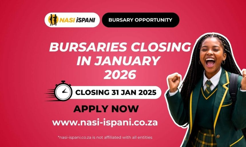 Bursaries Closing in January 2026