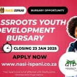 Apply for the Grassroots Youth Development Bursary 2026