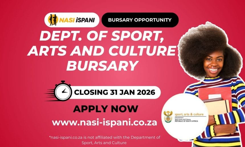 Department of Sport, Arts and Culture (DSAC) Bursary South Africa 2026