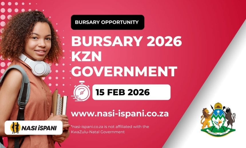 Bursary Opportunities 2026 KwaZulu-Natal Government