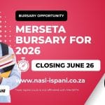 MerSETA Bursary for 2026