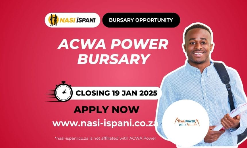 Apply for the ACWA Power Bursary 2026
