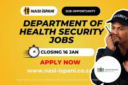 Gauteng Department of Health Security Level 3 Posts