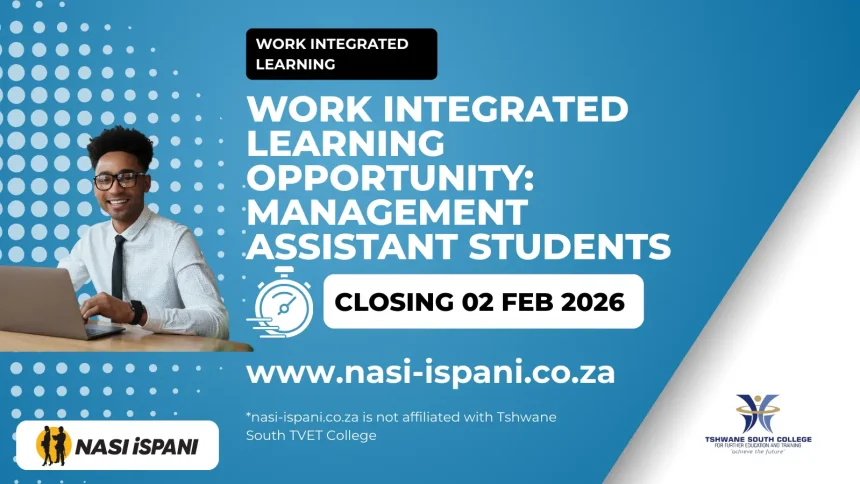 Work Integrated Learning Opportunity Opens for Management Assistant Students in Gauteng