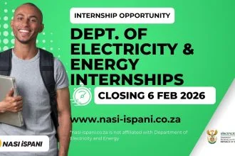 Department of Electricity and Energy Internships 2026