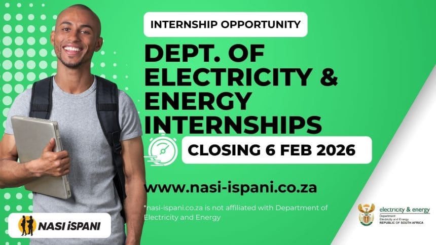 Department of Electricity and Energy Internships 2026