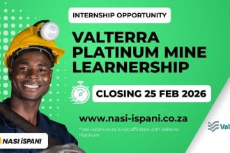 Valterra Platinum Mine Learnership Opportunities 2026