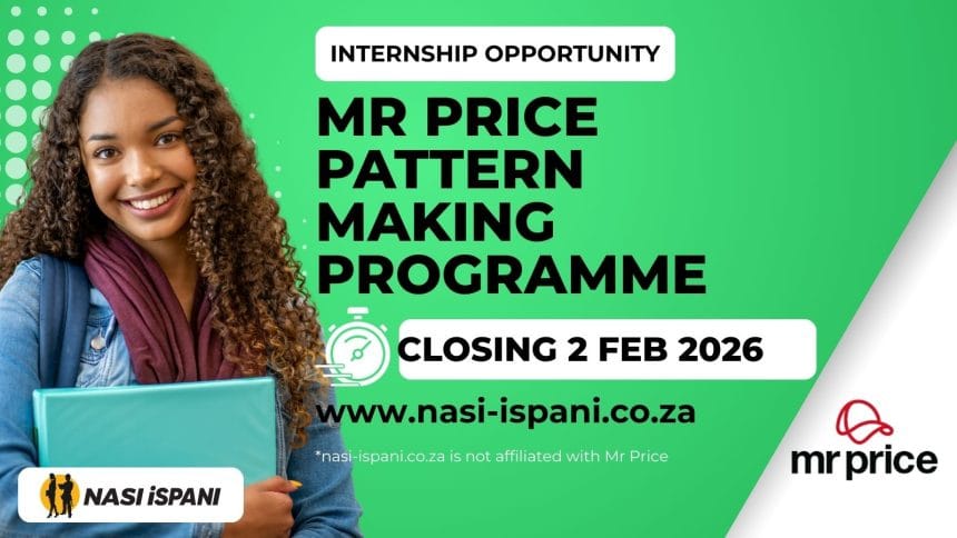 Mr Price JumpStart Pattern Making Programme 2026