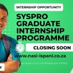 Syspro Graduate Internship Programme