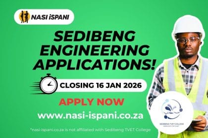 Sedibeng TVET College 2026 𝐄𝐧𝐠𝐢𝐧𝐞𝐞𝐫𝐢𝐧𝐠 𝐀𝐩𝐩𝐥𝐢𝐜𝐚𝐭𝐢𝐨𝐧𝐬 𝐄𝐱𝐭𝐞𝐧𝐝𝐞𝐝!