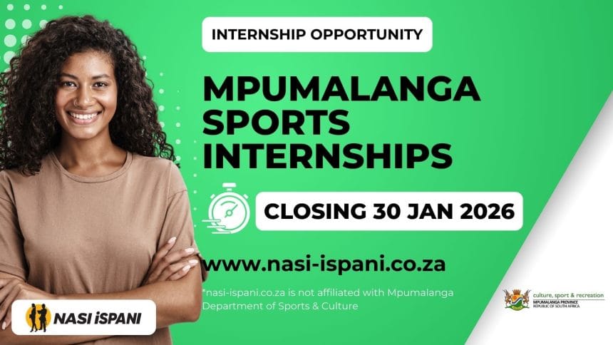 Mpumalanga Department of Sports & Culture Internships 2026