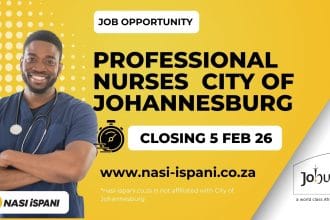Professional Nursing Jobs in Johannesburg Municipality