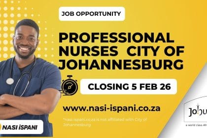 Professional Nursing Jobs in Johannesburg Municipality
