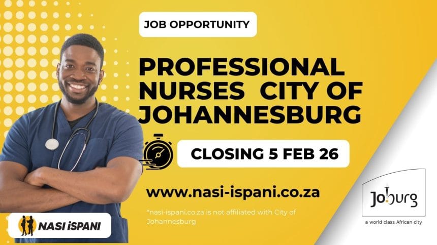 Professional Nursing Jobs in Johannesburg Municipality