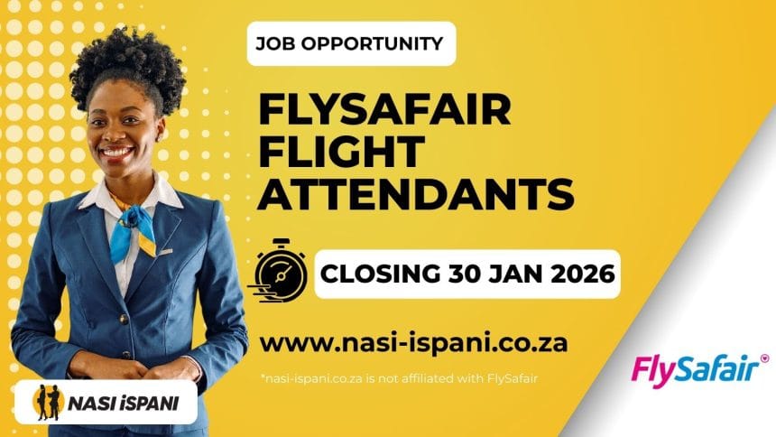 FlySafair Hiring Flight Attendants in Cape Town