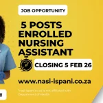 x 5 Posts Enrolled Nursing Assistant - Gauteng Department of Health