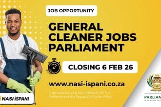 Parliament Hiring: 7 General Cleaner Jobs Available Now
