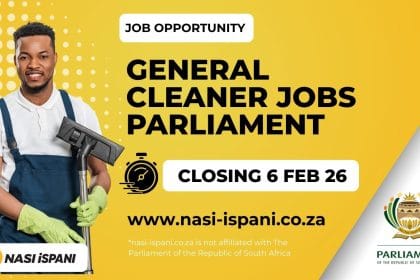 Parliament Hiring: 7 General Cleaner Jobs Available Now