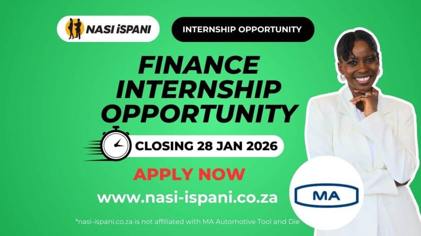 Finance Internship Opportunity at MA Automotive Tool and Die (Pty) Ltd