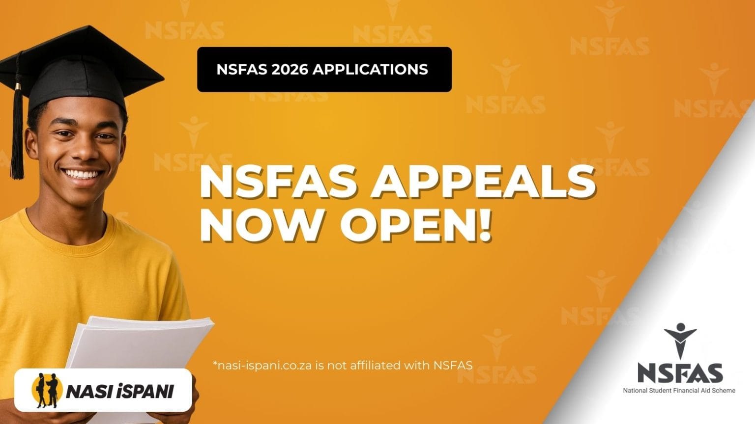 NSFAS Appeals Now Open!