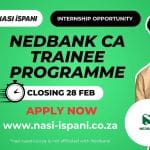 Nedbank CA Trainee Programme 2027 – Johannesburg