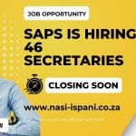 SAPS Is Hiring 46 Secretaries Across South Africa