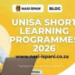 UNISA Short Learning Programmes 2026