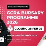 Gauteng City Region Academy (GCRA): Bursaries 2026