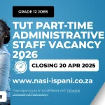 TUT Part-Time Administrative Staff Vacancy 2026