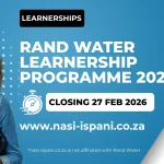 Rand Water Learnership Programme 2026