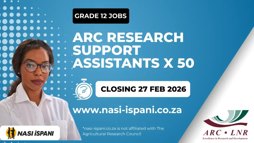 ARC Research Support Assistants x 50