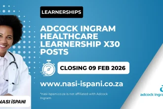 Adcock Ingram Healthcare Learnership x30 Posts