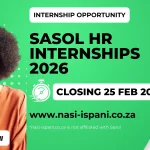 Sasol HR Internships 2026