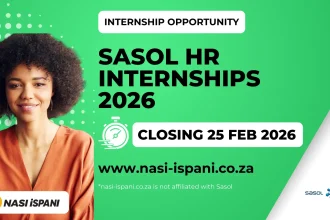 Sasol HR Internships 2026