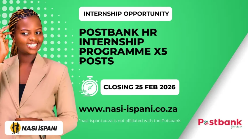 Postbank HR Internship Programme x5 Posts