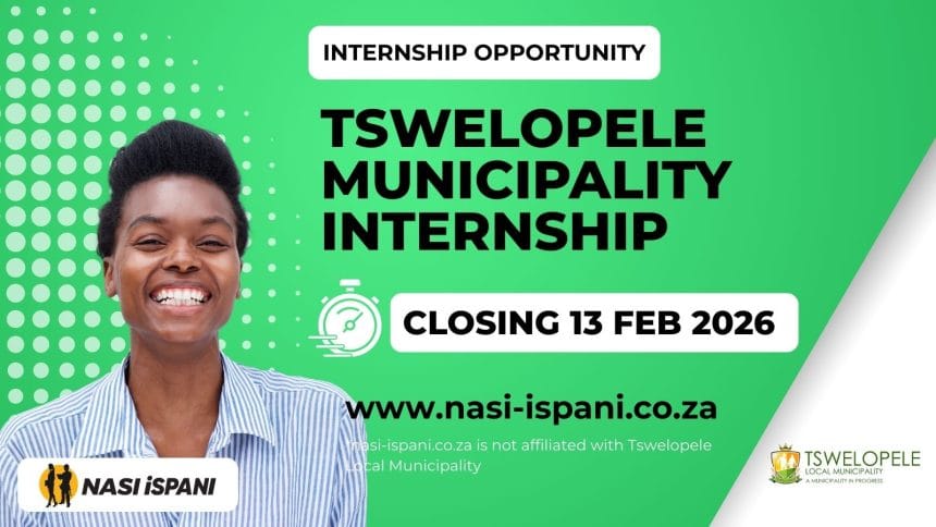 Tswelopele Local Municipality Internship