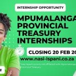 Mpumalanga Provincial Treasury Internship Programme: 35 Posts Available